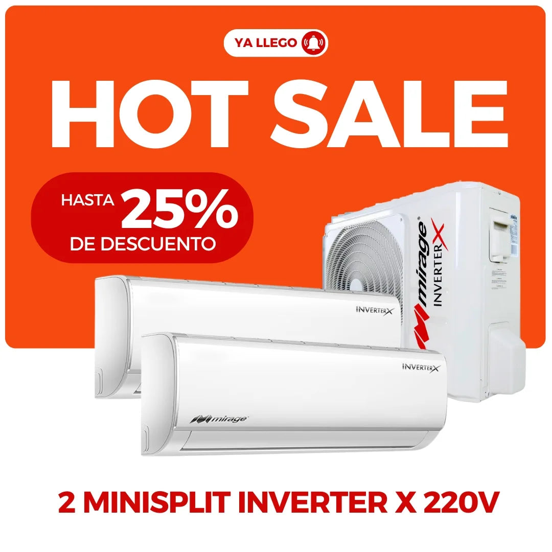¡Hot Sale! 2 Mini Split Mirage Inverter X 220v 🔥